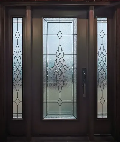Erie glass door insert