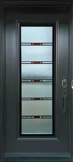 6 Panel stained glass door insert in Ottawa