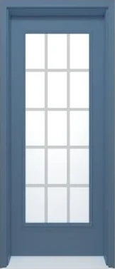 Sandblasted S-1 frosted glass door insert in Ottawa
