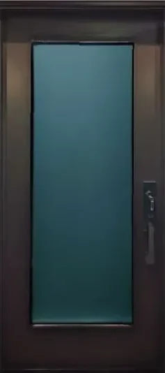 Super Grey frosted glass door insert in Ottawa