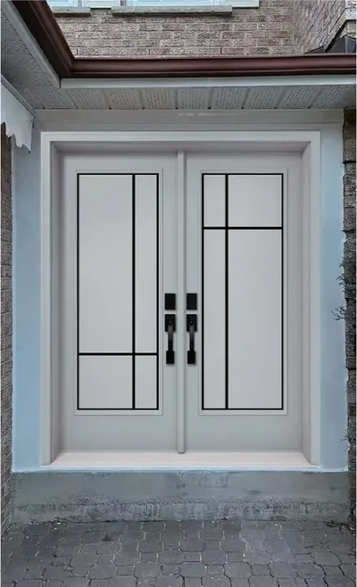 Wrought Iron P wrought iron glass door insert in Ottawa